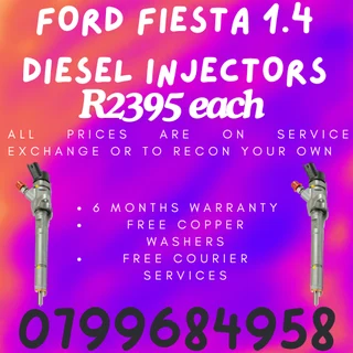 Ford Fiesta 1.4 Diesel Injectors/ 6 Months Warranty