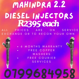 Mahindra 2.2 Diesel Injectors/ 6 Months Warranty