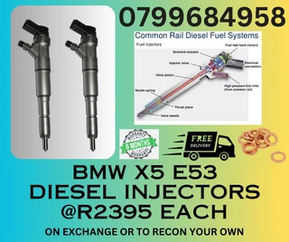 Bmw X5 E53 Diesel Injectors/ Free Copper Washers