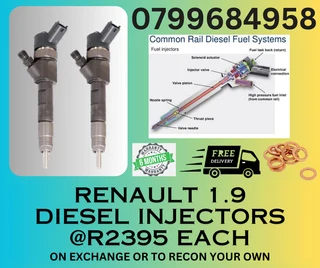 Renault 1.9 Diesel Injectors/ Free Copper Washers