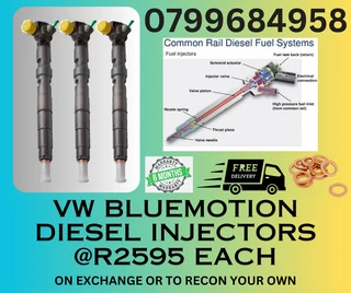Vw Bluemotion Diesel Injectors/ 6 Months Warranty