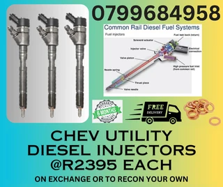 Chev Utility Diesel Injectors/ We Recon And Sell On Exchange