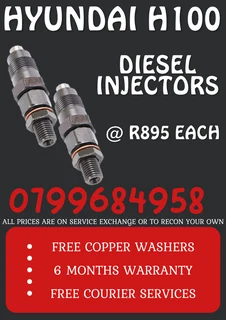 Hyundai H100 Diesel Injectors/ We Recon And Sell On Exchange