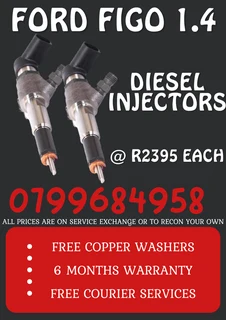 Ford Figo 1.4 Diesel Injectors/ 6 Months Warranty