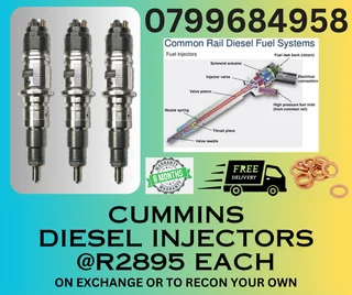 Cummins Diesel Injectors/ Free Copper Washers