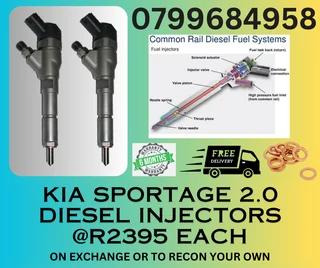 Kia Sportage 2.0 Diesel Injectors/ 6 Months Warranty