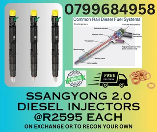 Ssangyong 2.0 Diesel Injectors/ 6 Months Warranty