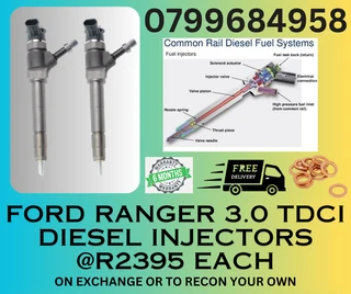 Ford Ranger 3.0 Tdci Diesel Injectors/ We Recon And Sell On Exchange