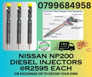 Nissan Np200 Diesel Injectors/ 6 Months Warranty