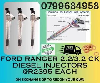 Ford Ranger 2.2/3.2 Ck Diesel Injectors/ Free Copper Washers