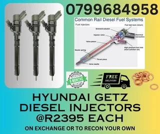 Hyundai Getz Diesel Injectors/ 6 Months Warranty