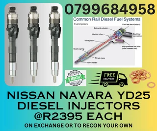 Nissan Navara Yd25 Diesel Injectors/ Free Copper Washers