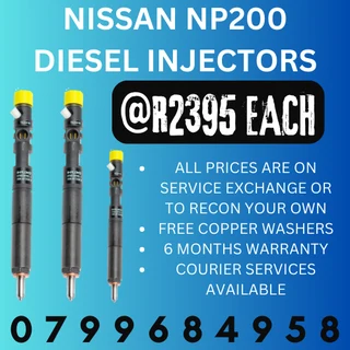 Nissan Np200 Diesel Injectors/ 6 Months Warranty