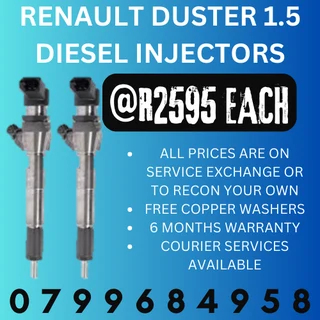 Renault Duster 1.5 Diesel Injectors/ We Recon And Sell On Exchange