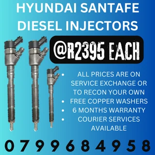Hyundai Santafe Diesel Injectors/ Free Copper Washers