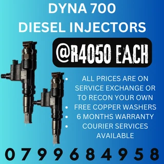 Dyna 700 Diesel Injectors/ 6 Months Warranty