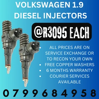 Volkswagen 1.9 Diesel Injectors/ 6 Months Warranty