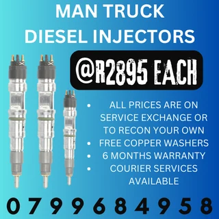 Man Truck Diesel Injectors/ Free Copper Washers