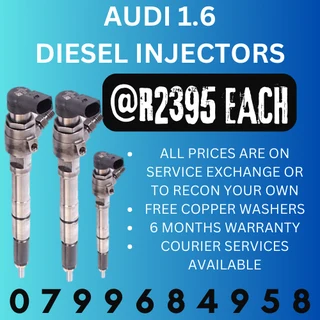 Audi 1.6 Diesel Injectors/ Free Copper Washers