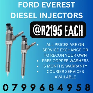 Ford Everest Diesel Injectors/ 6 Months Warranty