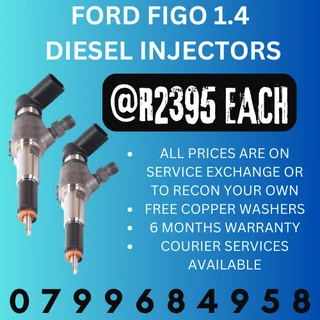 Ford Figo 1.4 Diesel Injectors/ Free Copper Washers