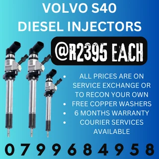 Volvo S40 Diesel Injectors/ We Recon And Sell On Exchange