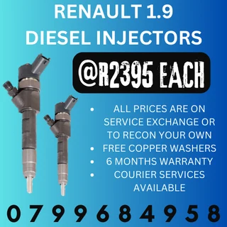 Renault 1.9 Diesel Injectors/ Free Copper Washers