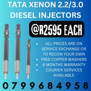 Tata Xenon 2.2/3.0 Diesel Injectors/ 6 Months Warranty