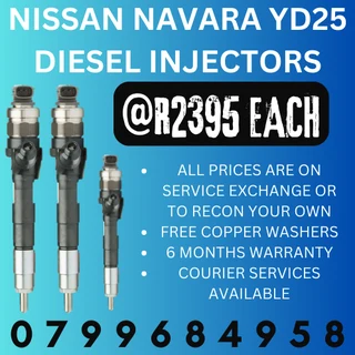 Nissan Navara Yd25 Diesel Injectors/ We Recon And Sell On Exchange