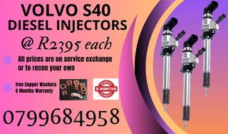 Volvo S40 Diesel Injectors/ 6 Months Warranty