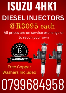 Isuzu 4hk1 Diesel Injectors/ We Recon And Sell On Exchange