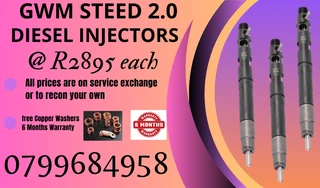 Gwm 2.0 Diesel Injectors/ 6 Months Warranty