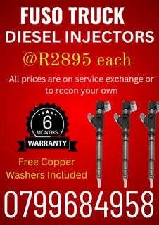 Fuso Truck Diesel Injectors/ 6 Months Warranty