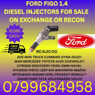 Ford Figo 1.4 Diesel Injectors/ 6 Months Warranty