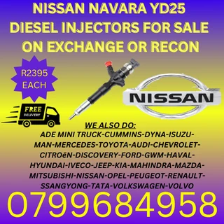 Nissan Navara Yd25 Diesel Injectrs/ 6 Months Warranty