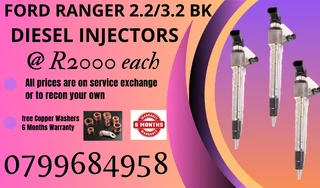 Ford Ranger 2.2/3.2 Bk Diesel Injectors/ 6 Months Warranty