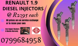 Renault 1.9 Diesel Injectors/ Free Copper Washers