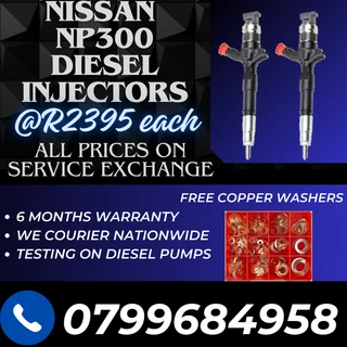 Nissan Np300 Diesel Injectors/ We Recon And Sell On Exchange