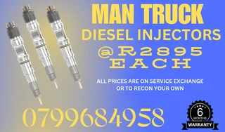 Man Truck Diesel Injectors/ Free Copper Washers