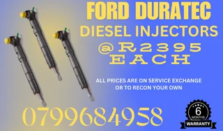Ford Duratec Diesel Injectors/ 6 Months Warranty