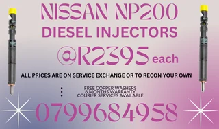 Nissan Np200 Diesel Injectors/ 6 Months Warranty