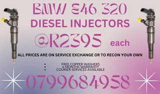 Bmw E46 Diesel Injectors/ 6 Months Warranty