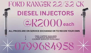 Ford Ranger 2.2/3.2 Ck Diesel Injectors/ We Recon And Sell On Exchange