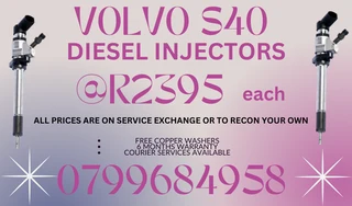 Volvo S40 Diesel Injectors/ 6 Months Warranty