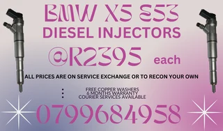 Bmw X5 E53 Diesel Injectors/ 6 Months Warranty