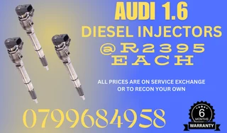 Audi 1.6 Diesel Injectors/ 6 Months Warranty