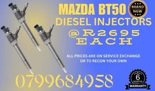 Mazda Bt50 (new) Diesel Injectors/ We Recon And Sell On Exchange