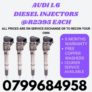 Audi 1.6 Diesel Injectors/ Free Copper Washers