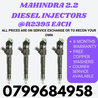 Mahinrda 2.2 Diesel Injectors/ We Recon And Sell On Exchange