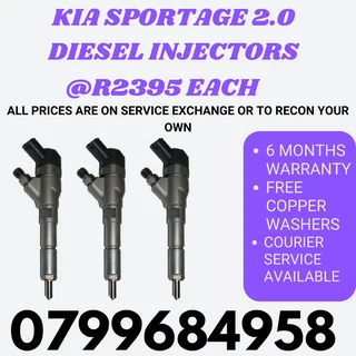 Kia Sportage 2.0 Diesel Injectors/ 6 Months Warranty